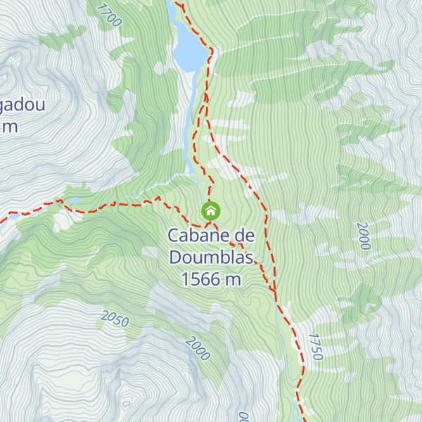Map of Cabane de Doumblas