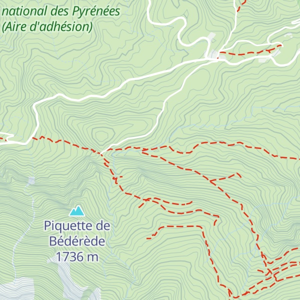 Map of Cabane de Saucede / Clot du Laun