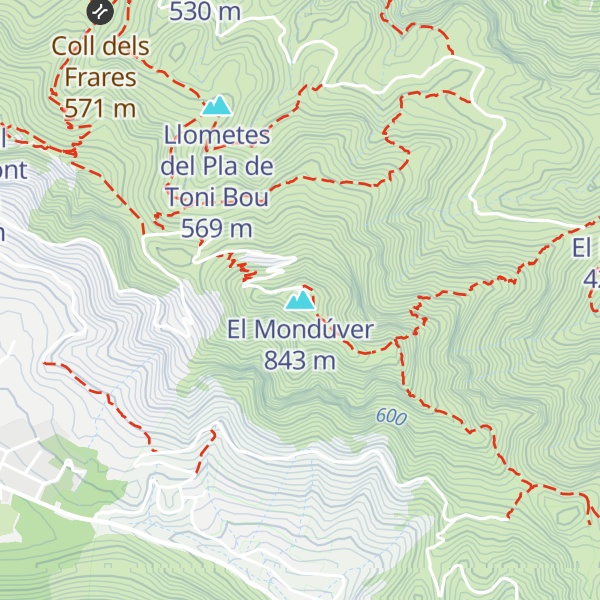 Map of El Mondúver