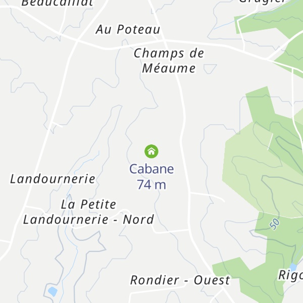 Map of Cabane