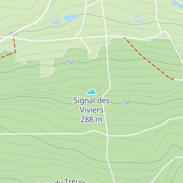 Map of Signal des Viviers