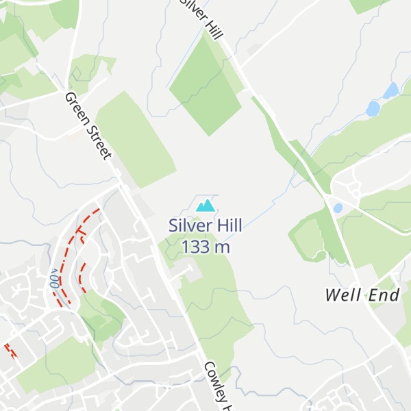 Map of Silver Hill