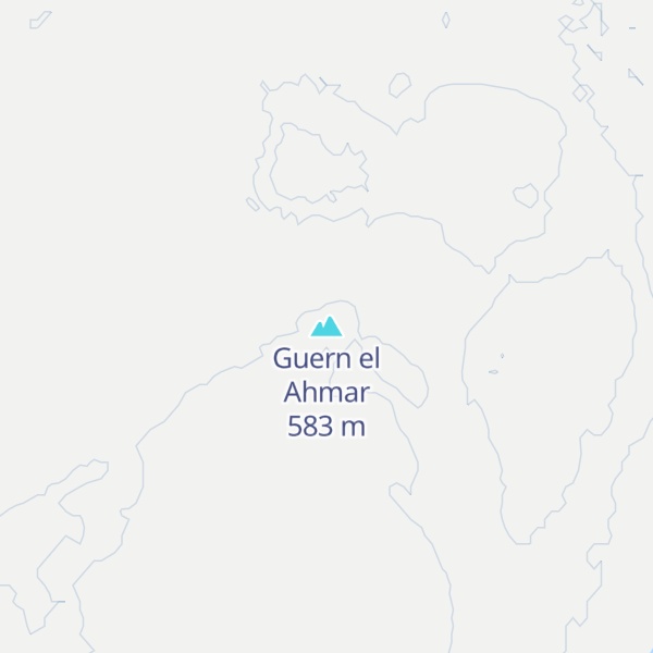 Map of Guern el Ahmar
