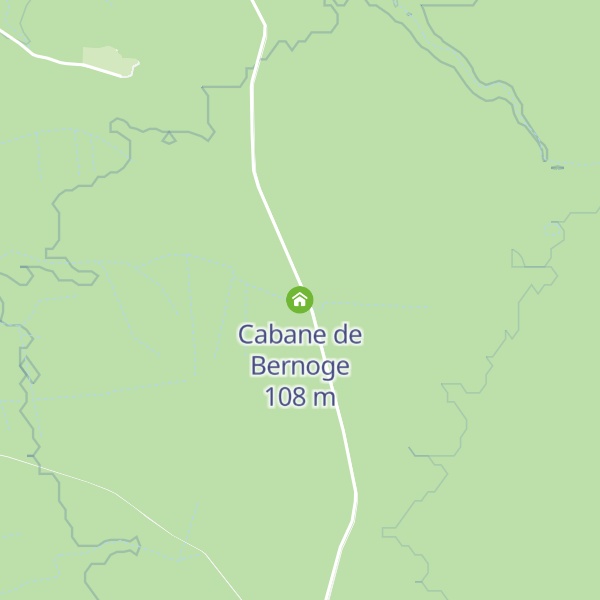 Map of Cabane de Bernoge