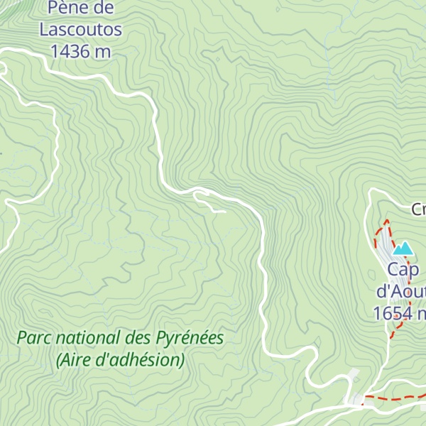 Map of Cabanes de Pé de las Testes