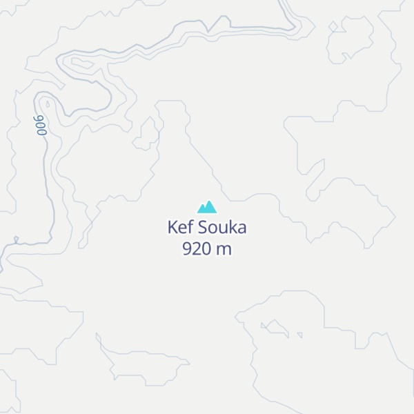 Map of Kef Souka