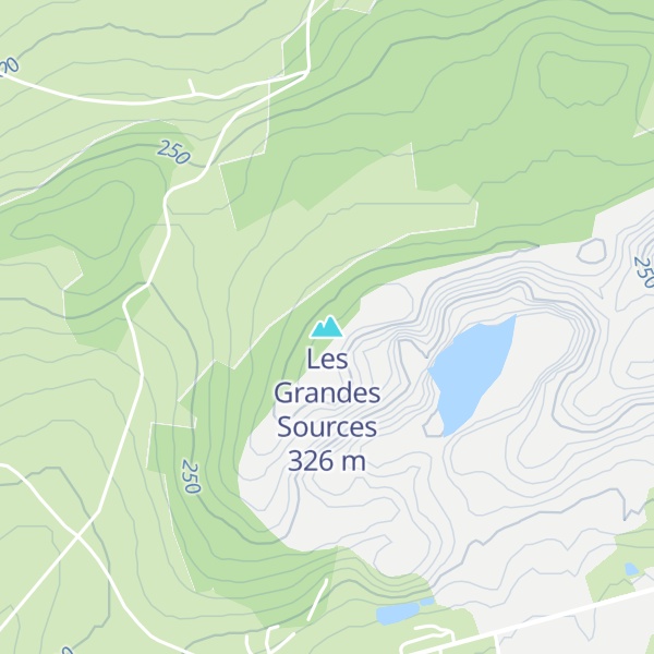 Map of Les Grandes Sources