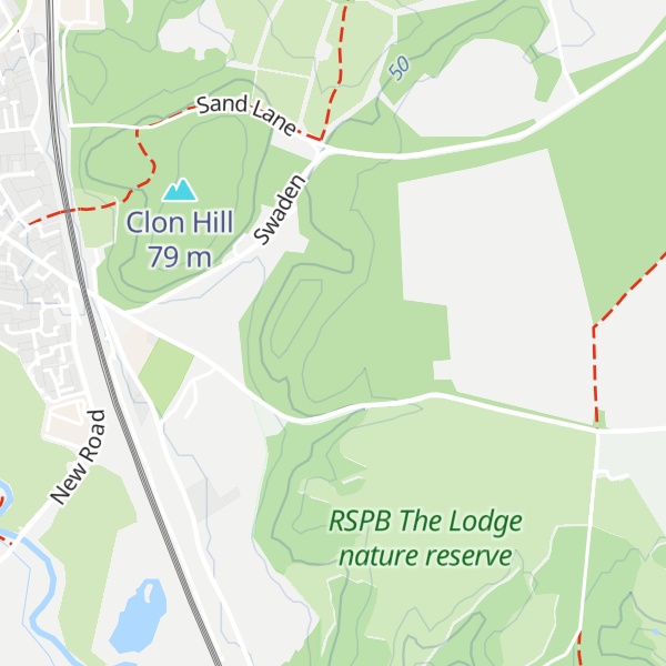 Map of Swading Hill