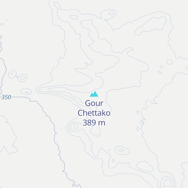 Map of Gour Chettako
