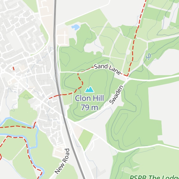 Map of Clon Hill