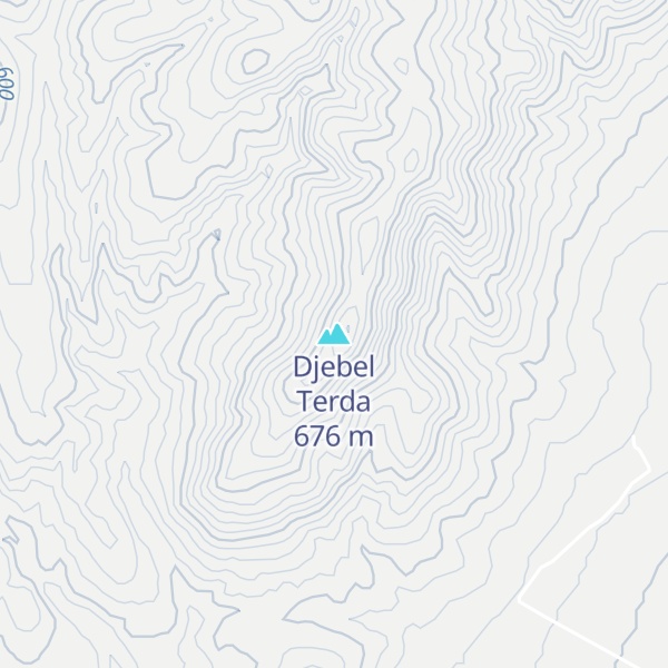 Map of Djebel Terda