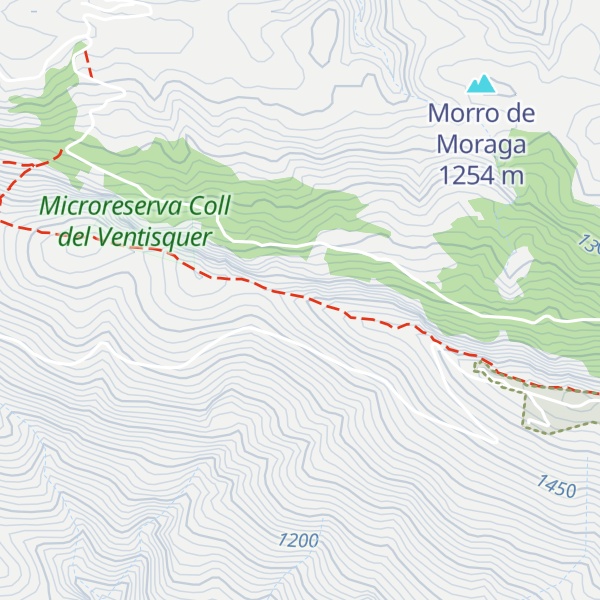 Map of Sierra de Aitana