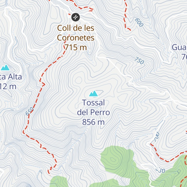 Map of Tossal del Perro