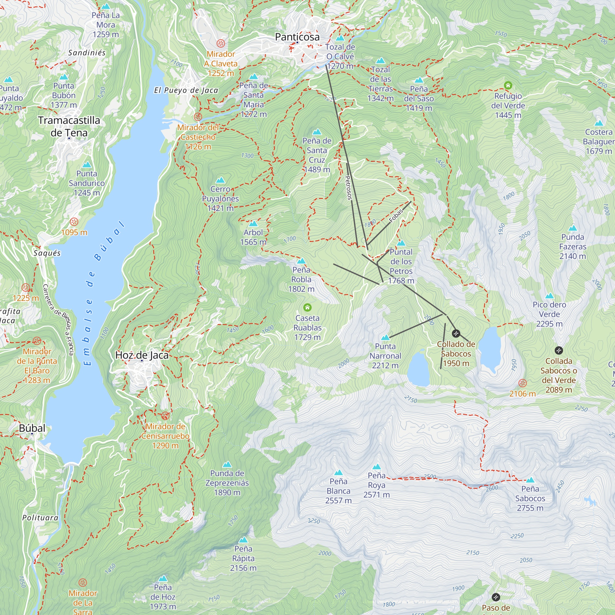 Caseta Ruablas map