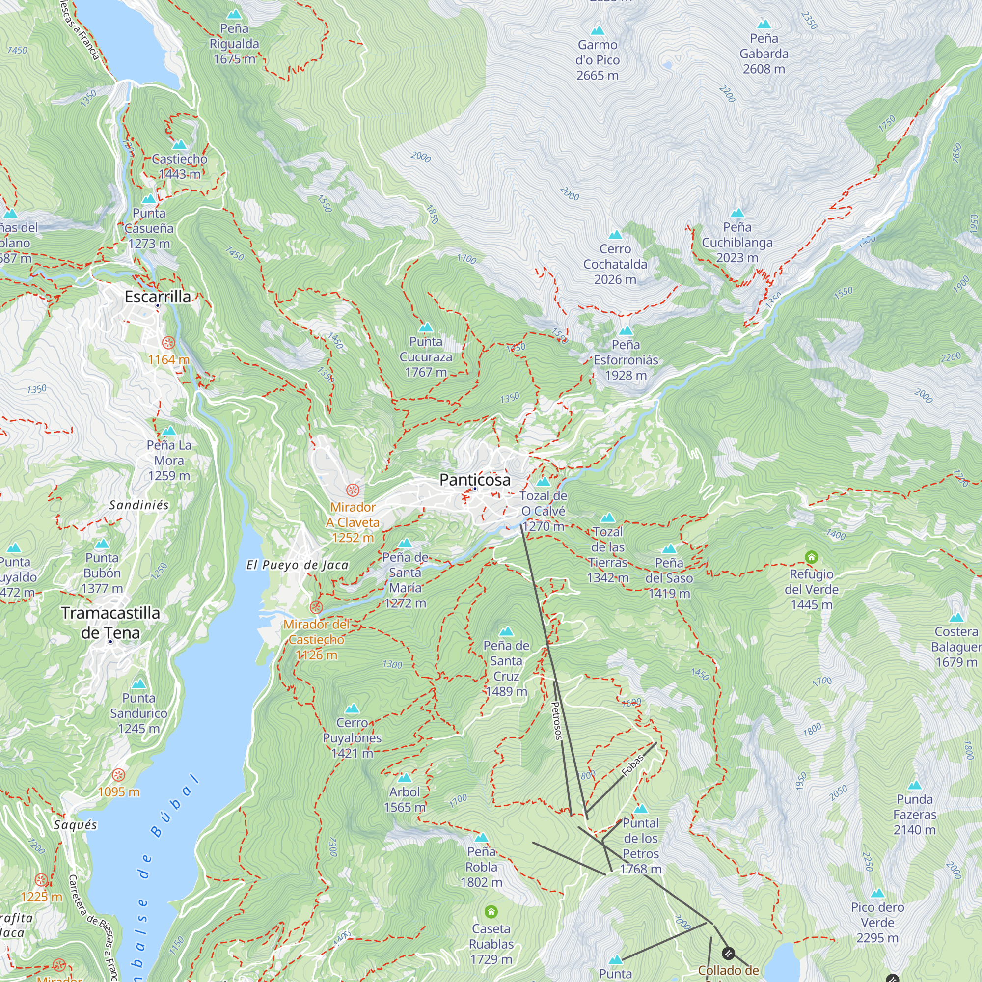 Oficina de Turismo de Panticosa map