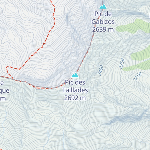 Map of Pic des Taillades