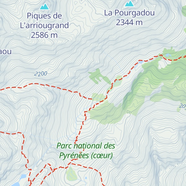 Map of Toue de Larribet