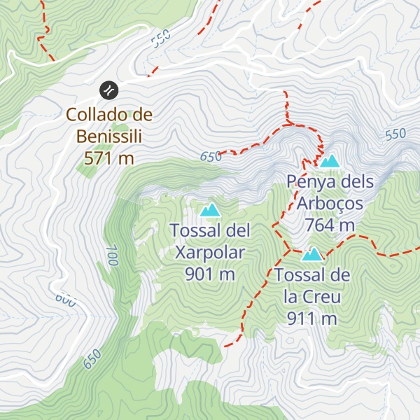 Map of Tossal del Xarpolar