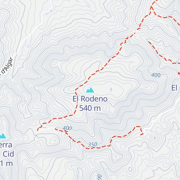 Map of El Rodeno