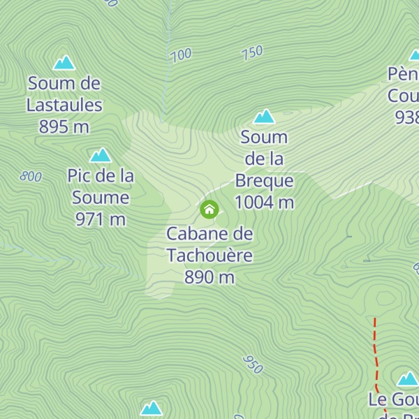 Map of Cabane de Tachouère