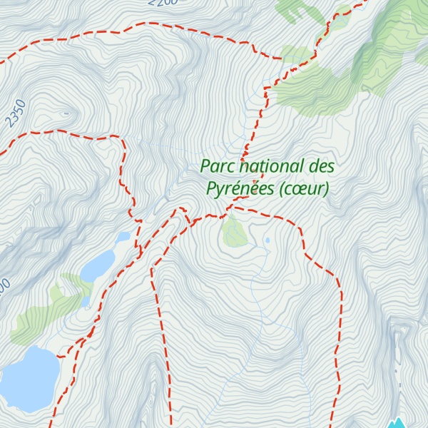 Map of Refuge de Larribet