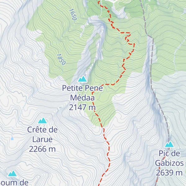 Map of Cabane de Larue