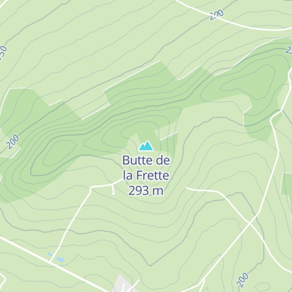 Map of Butte de la Frette