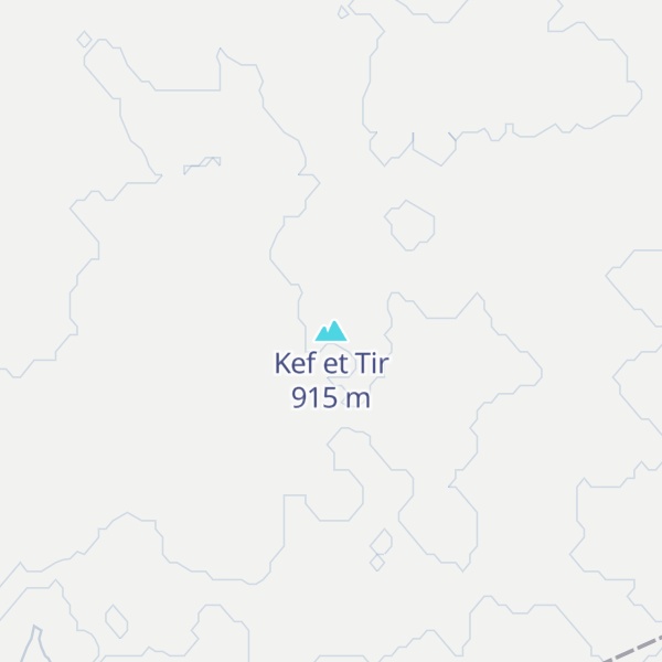 Map of Kef et Tir