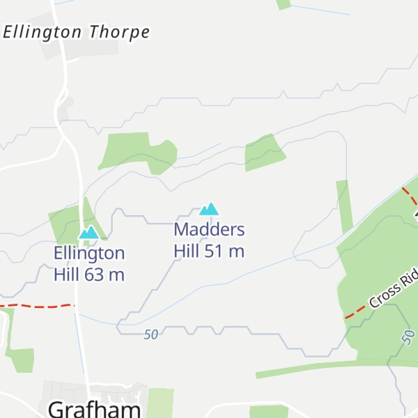 Map of Madders Hill