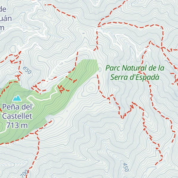 Map of Pico de la Nevera