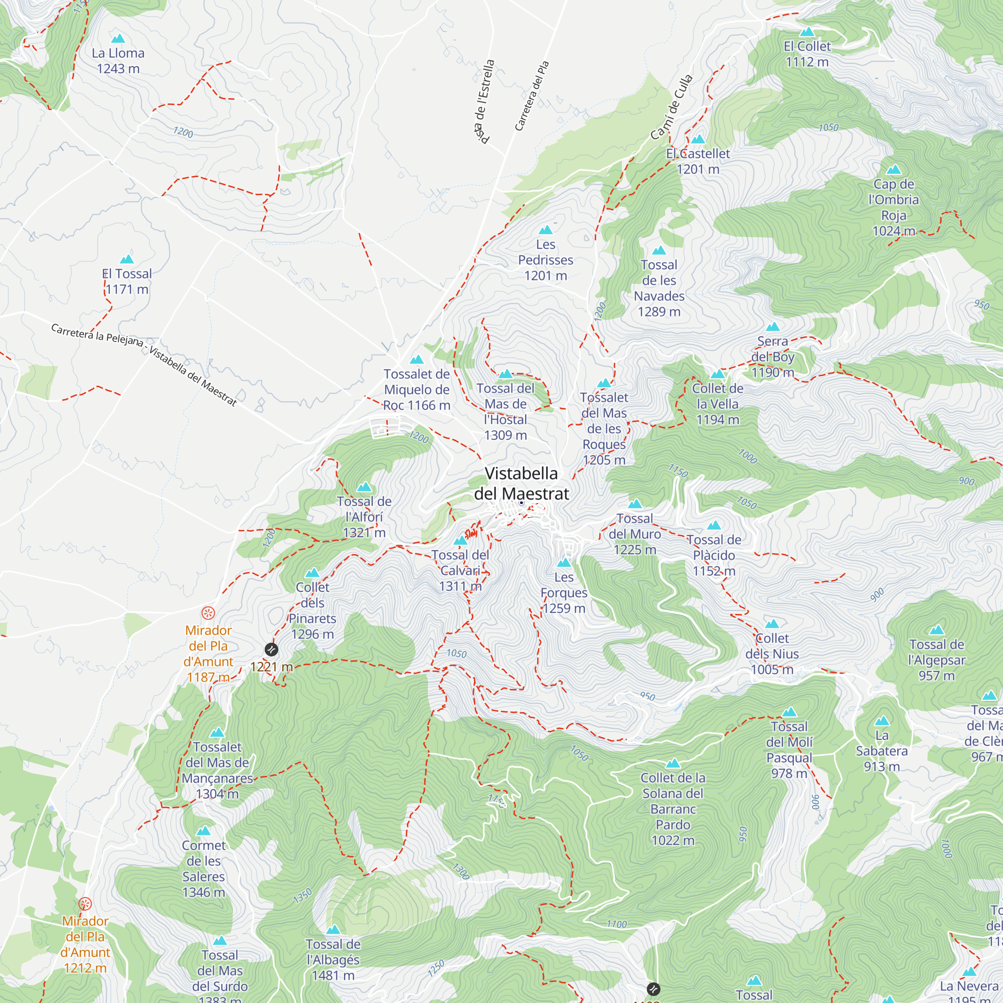 Oficina de Turisme de Vistabella map