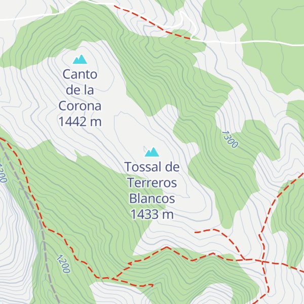 Map of Tossal de Terreros Blancos