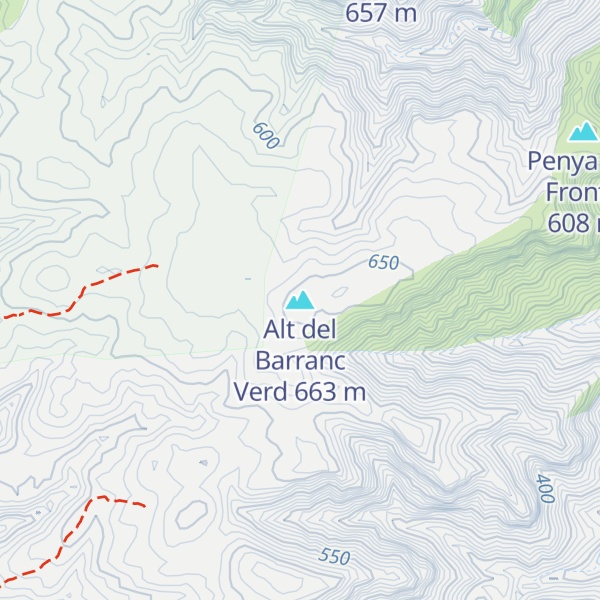 Map of Alt del Barranc Verd