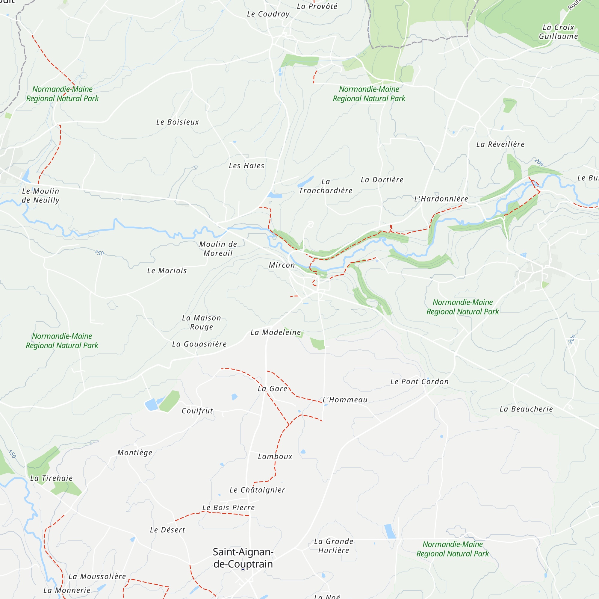Gîte du Coufrier map