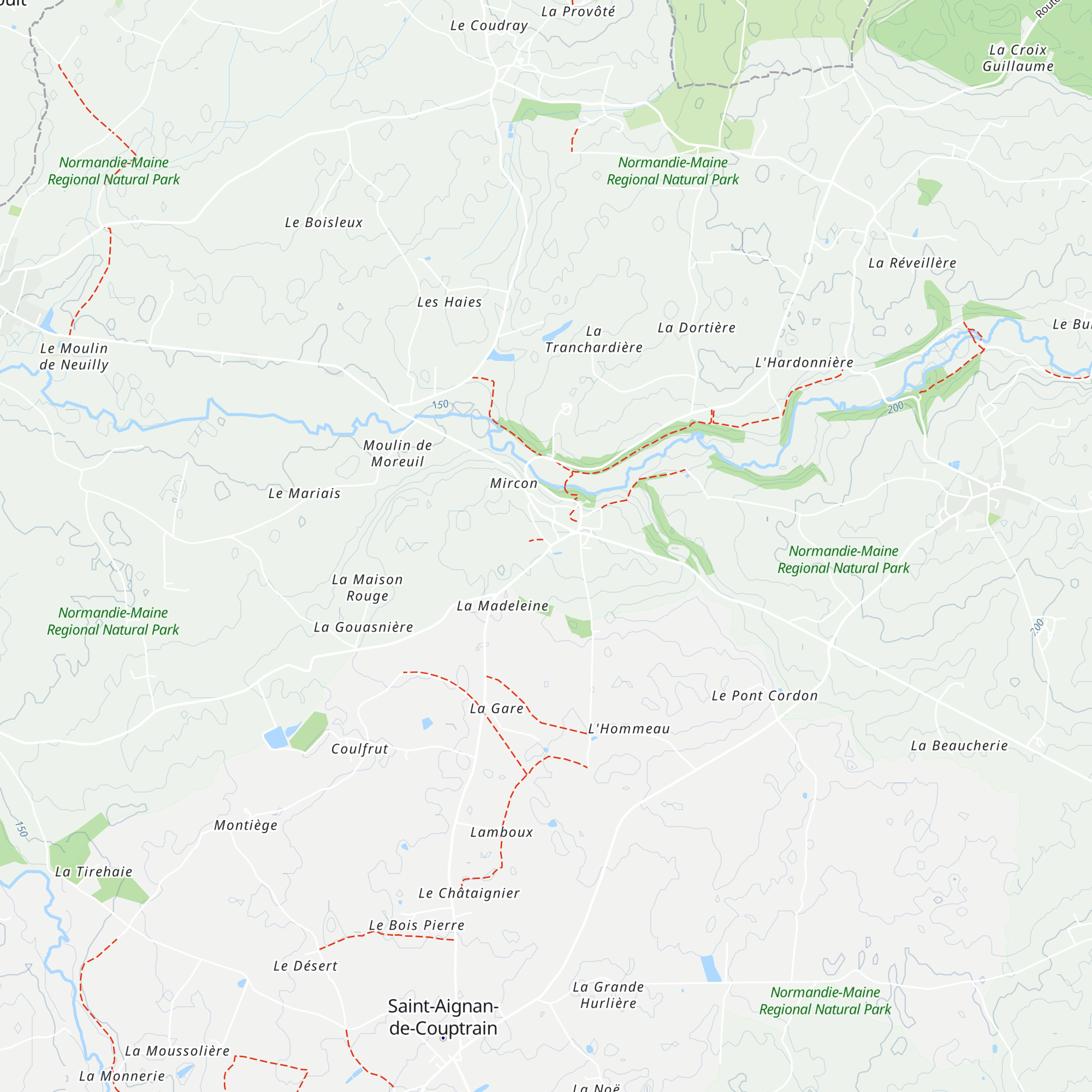 Gîte du Coufrier map