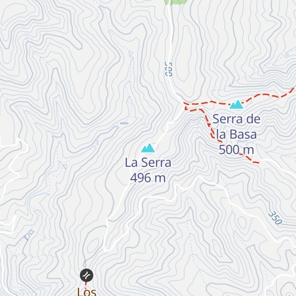 Map of La Serra