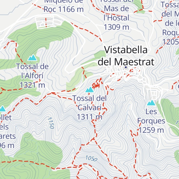 Map of Tossal del Calvari