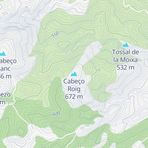 Map of Cabeço Roig