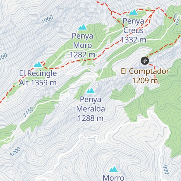 Map of Penya Meralda