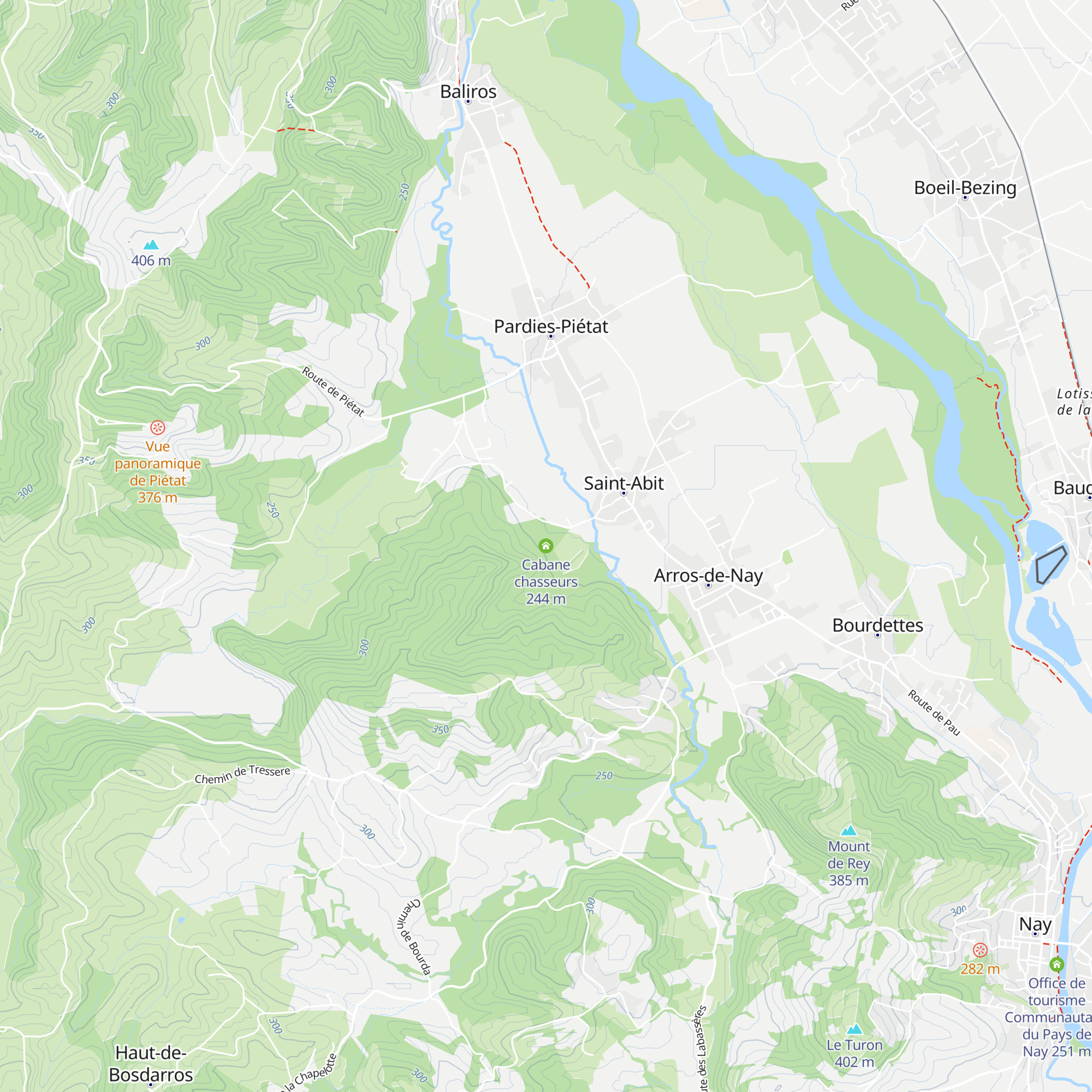 Cabane chasseurs map