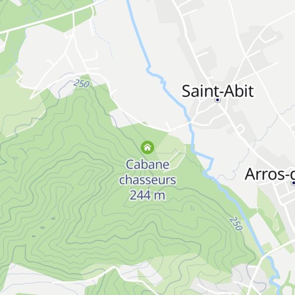 Map of Cabane chasseurs
