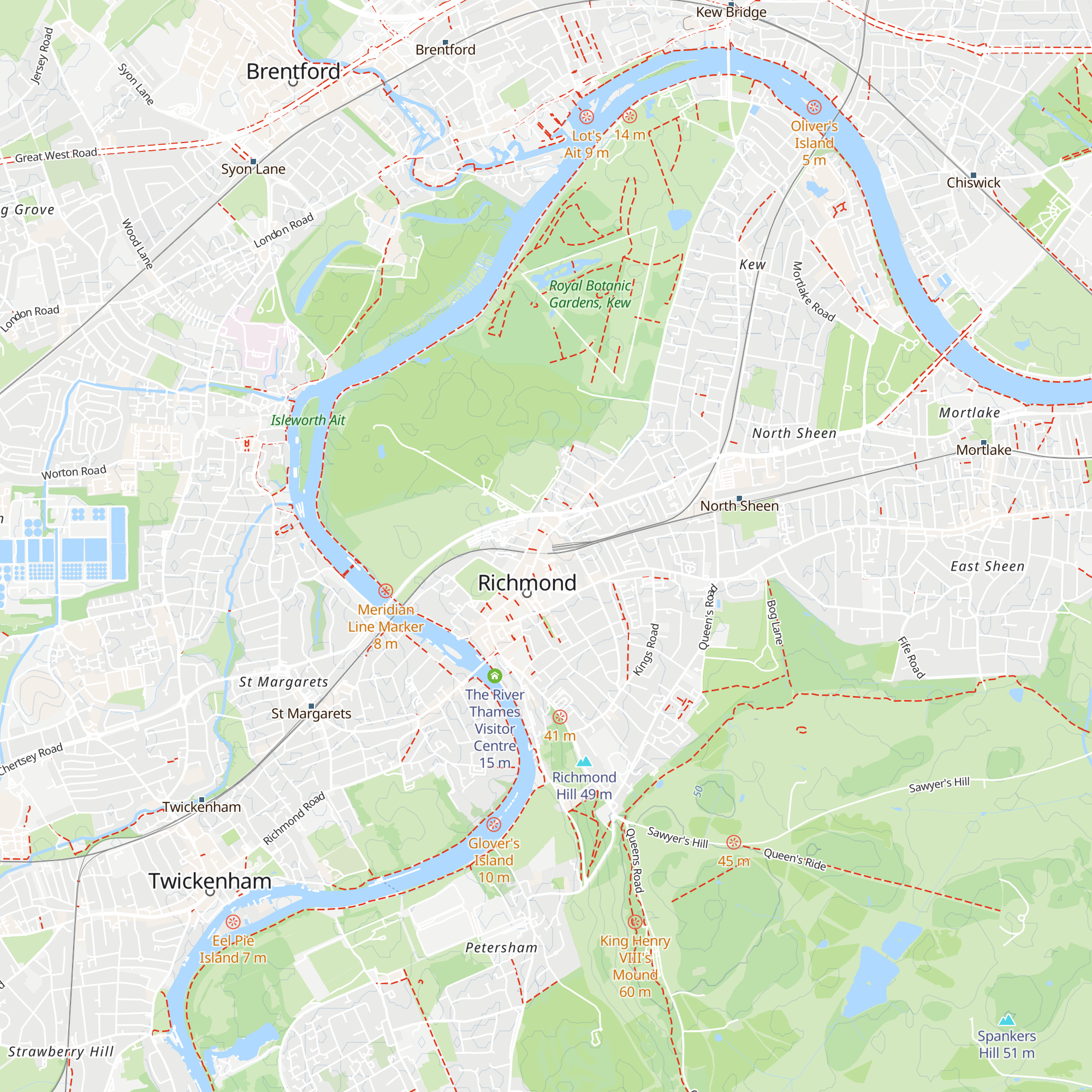 Visitor Information Centre map