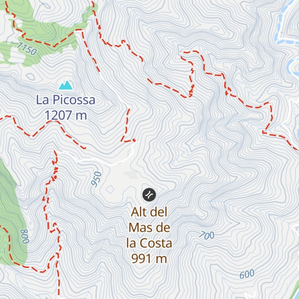 Map of Escola del Mas de la Costa
