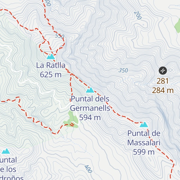 Map of Puntal dels Germanells