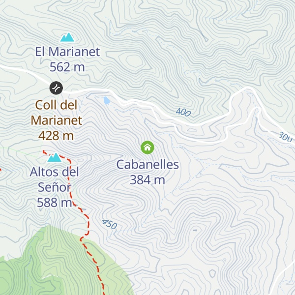 Map of Cabanelles