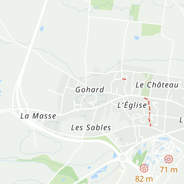 Map of Gîte de France - La Troglo