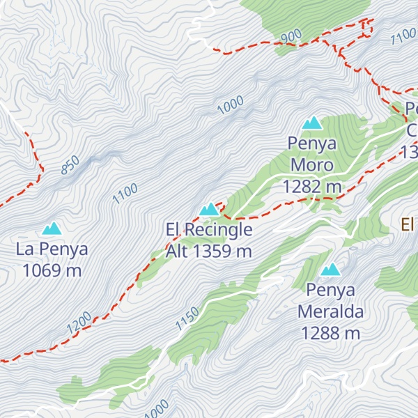 Map of El Recingle Alt