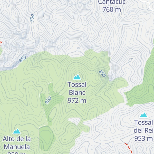 Map of Tossal Blanc
