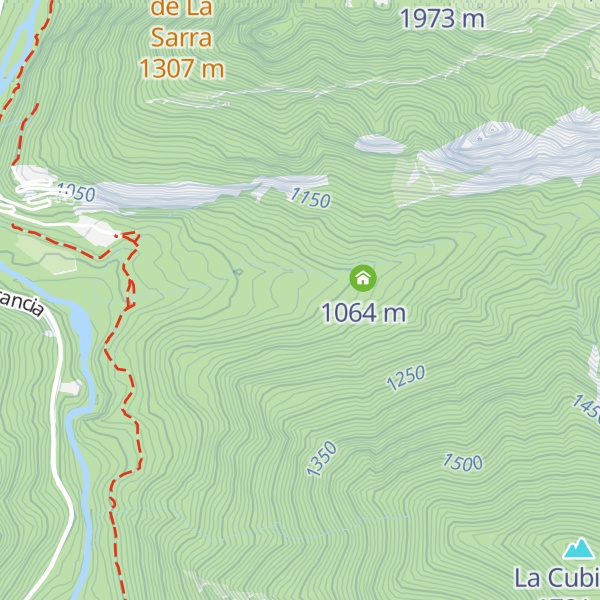 Map of Refugio Caseta de los Carboneros