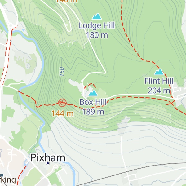 Map of Box Hill